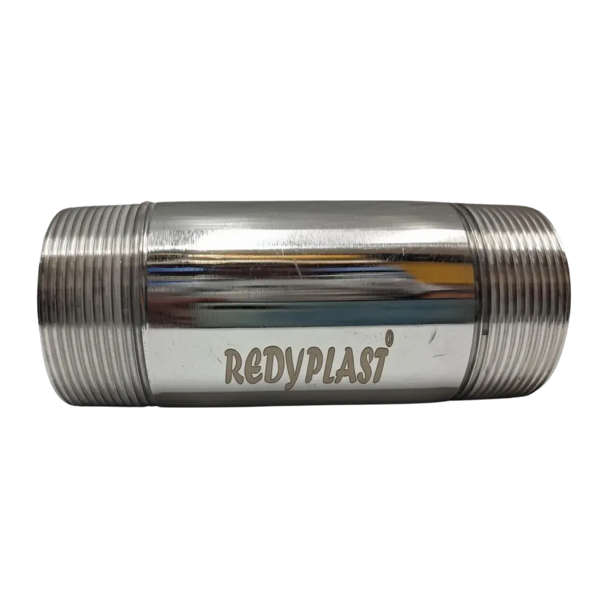 SS Barrel Nippple CNC Thread 2-1/2"X6"