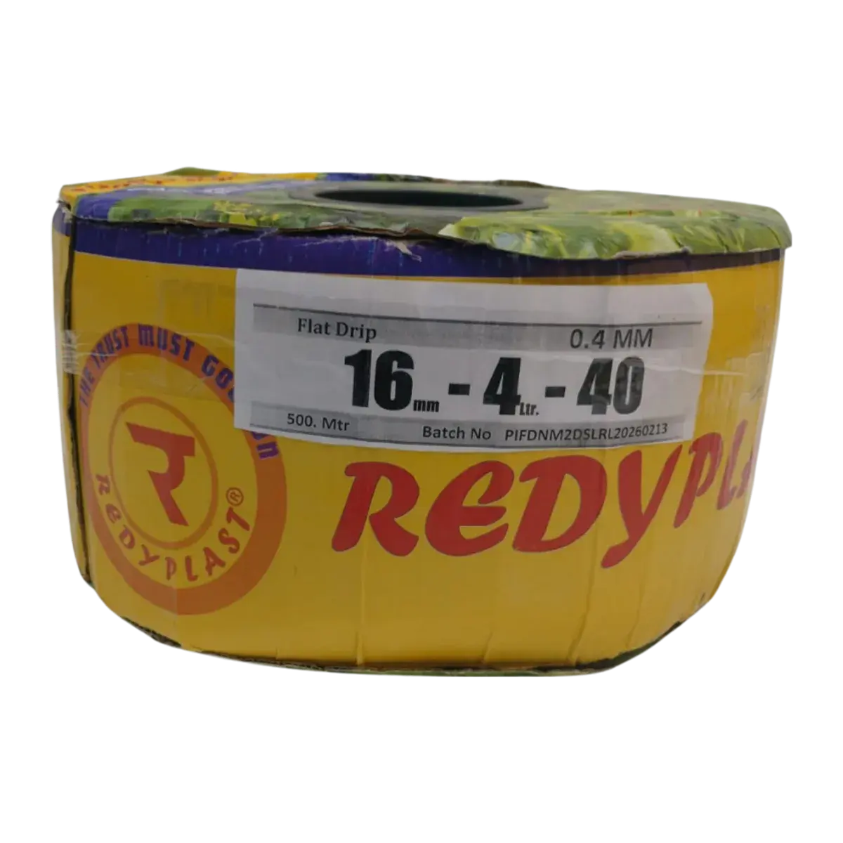 Inline flat drip pipe Ultraflow series 16 MM-0.4 MM