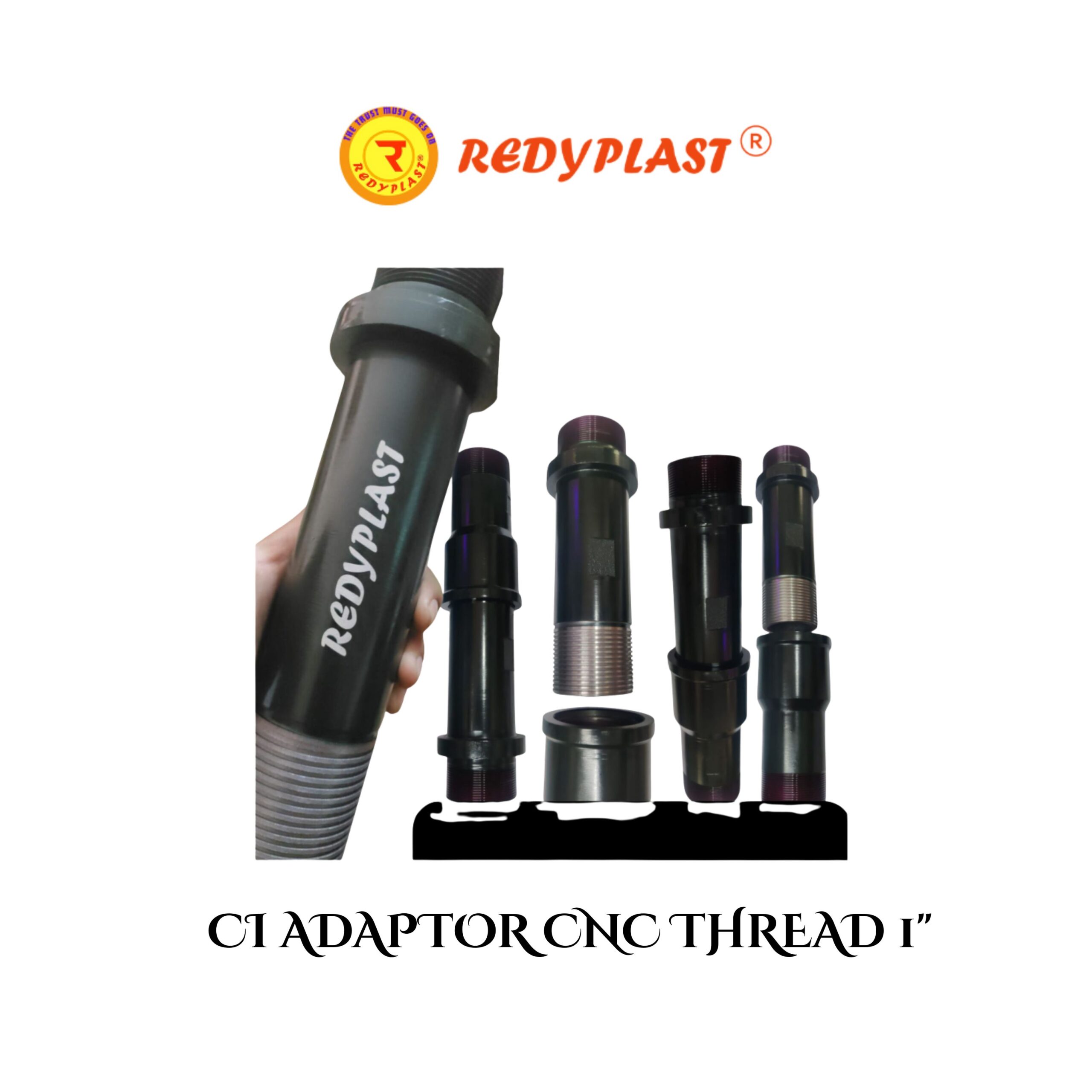 REDYPLAST® CI ADAPTOR CNC THREAD 1"