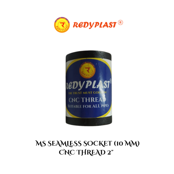 REDYPLAST® MS SEAMLESS SOCKET (10 MM) CNC THREAD 2" BLUE