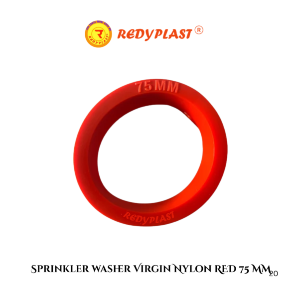 REDYPLAST® SPRINKLER WASHER Virgin Nylon Red 75 MM