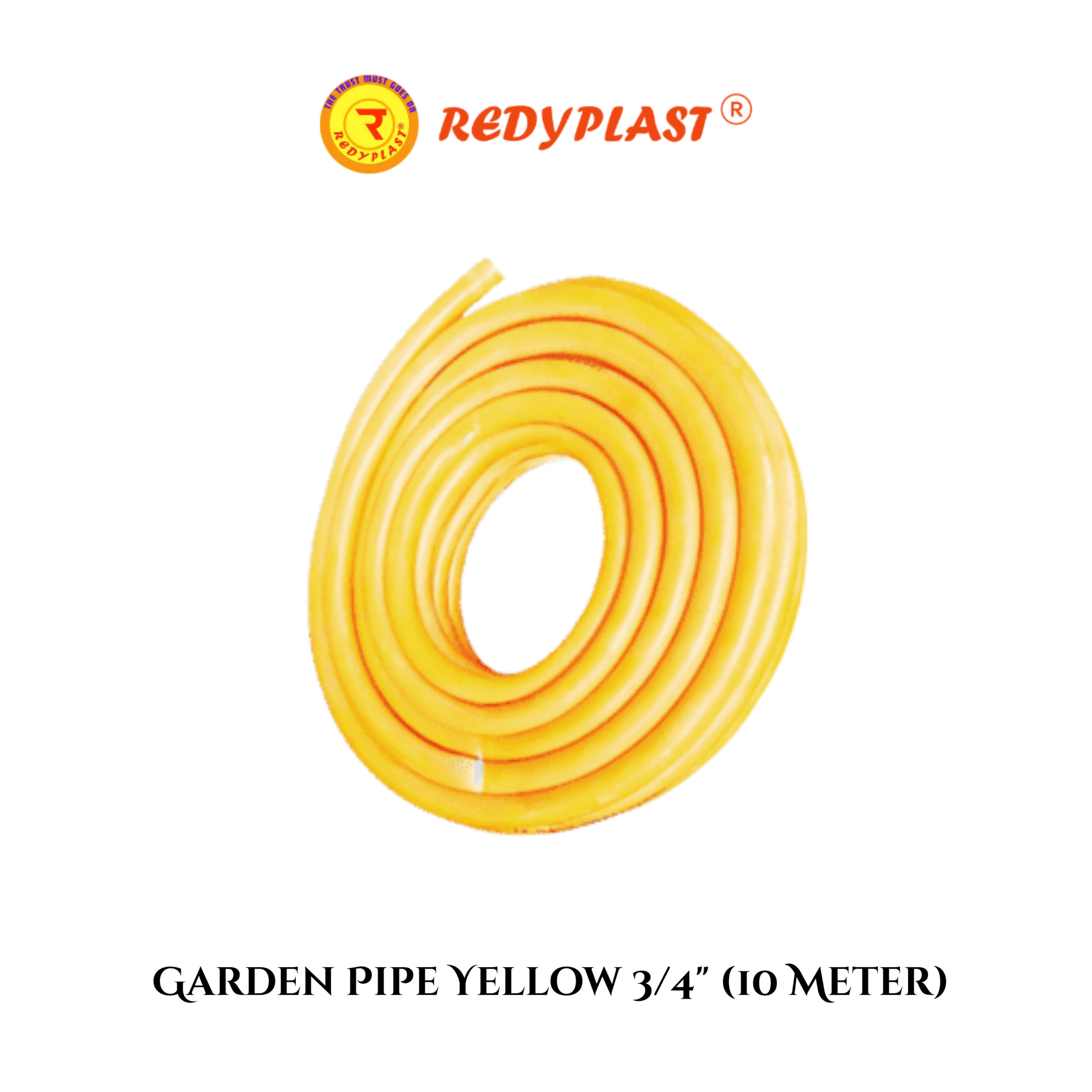 REDYPLAST® GARDEN PIPE Yellow 3/4" (10 Meter)