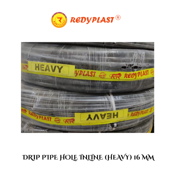 REDYPLAST® DRIP PIPE Inline (Hole) 16 MM Heavy