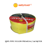 REDYPLAST® LDPE PIPE Premium Yellow 3" (90 Meter)
