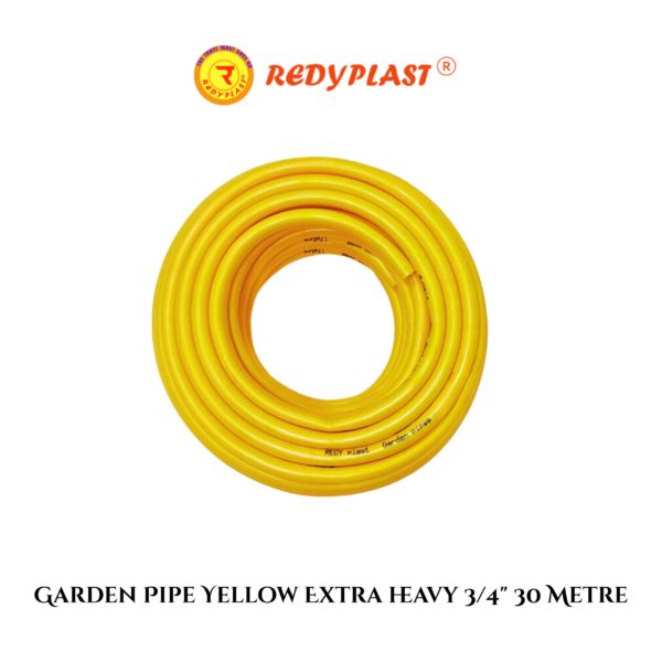 REDYPLAST® GARDEN PIPE Yellow Extra Heavy 3/4" 30 Metre)