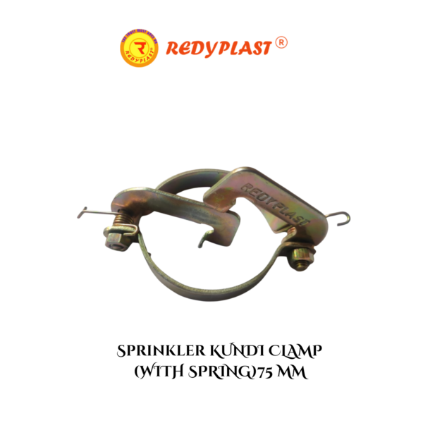 REDYPLAST® SPRINKLER KUNDI CLAMP (With Spring) 75 MM-Jain type