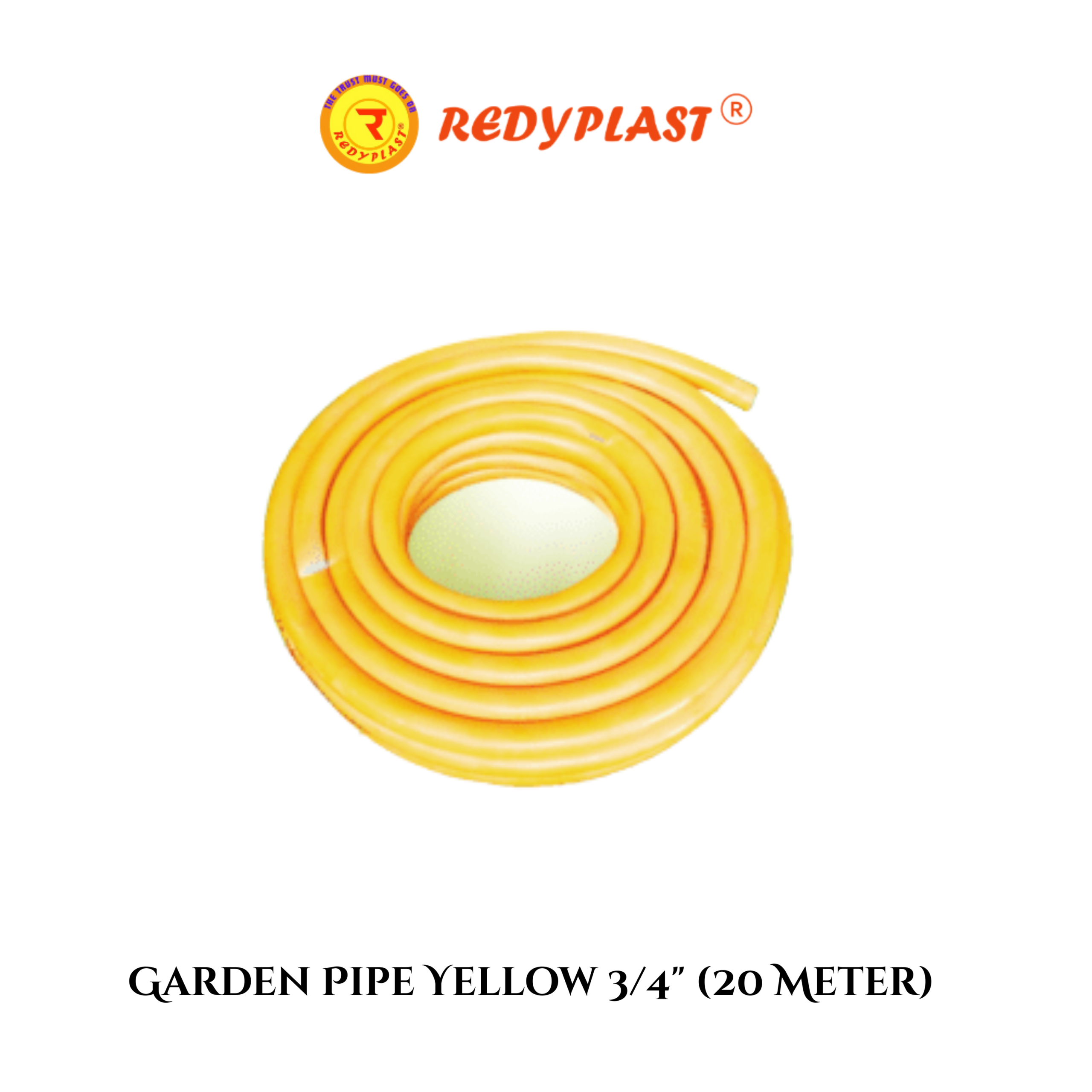 REDYPLAST® GARDEN PIPE Yellow 3/4" (20 Meter)