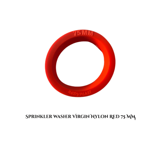 Sprinkler Washer Virgin Nylon Red 75 MM