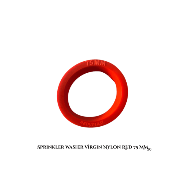 Sprinkler Washer Virgin Nylon Red 75 MM